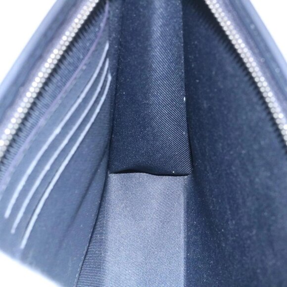 LOUIS VUITTON Monogram Savanna Pochette Voyage ClutchBag Navy M66639 Auth 29183A - Picture 12 of 16